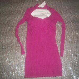 womens sweater dress.Ribbed.stretch.sexy.size medium